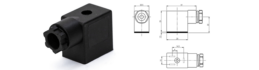 Form B DIN Valve Connectors